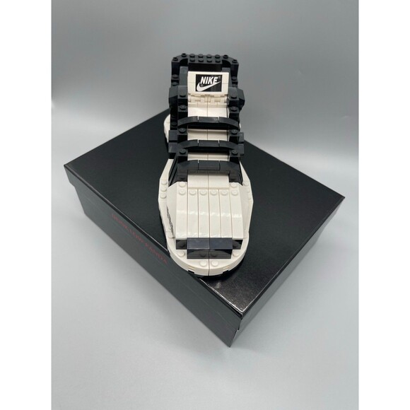 Completed Nike Dunk Low Black and White ‘Panda’ Kick Brick Set - Picture 2 of 4